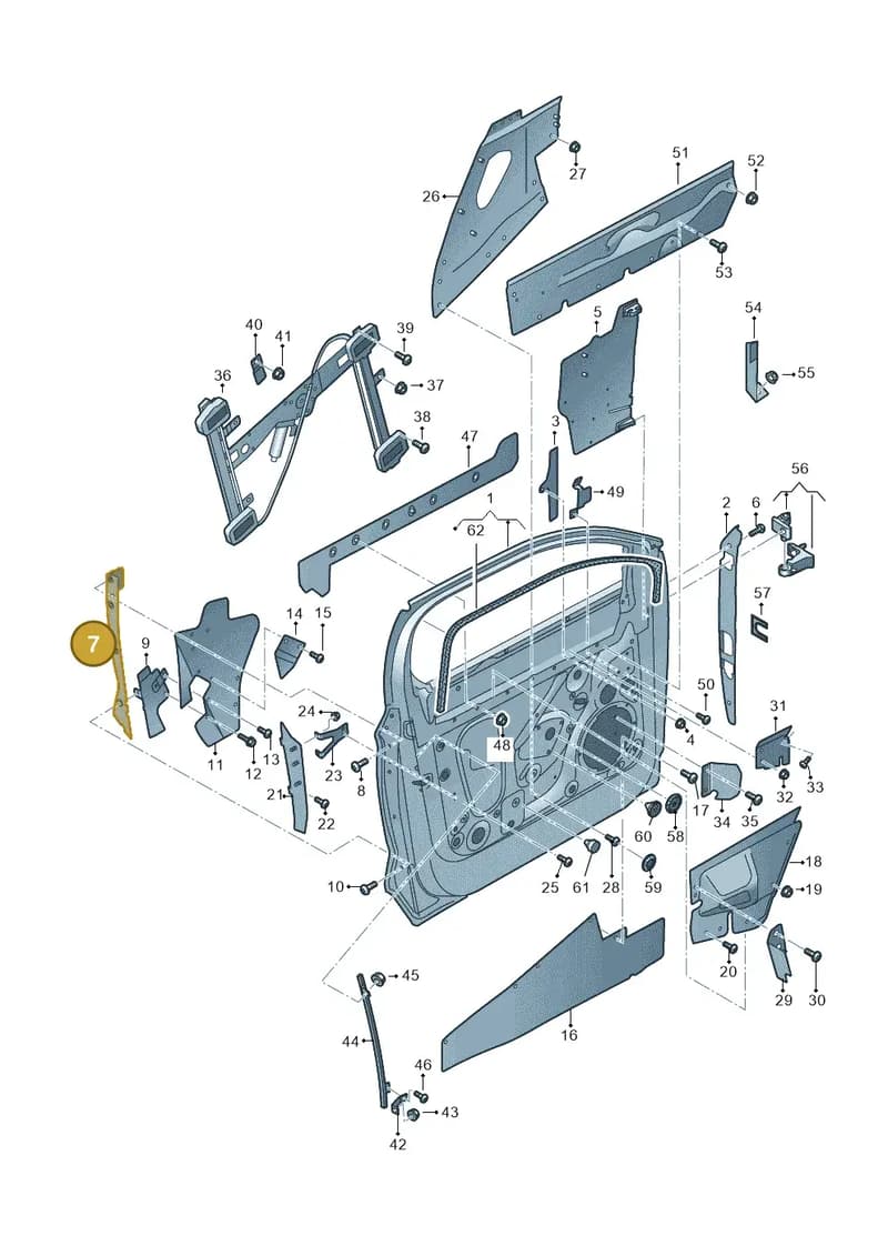 JNV831414 — Audi Q5 (2016-2025) diagram 896831000, position 7