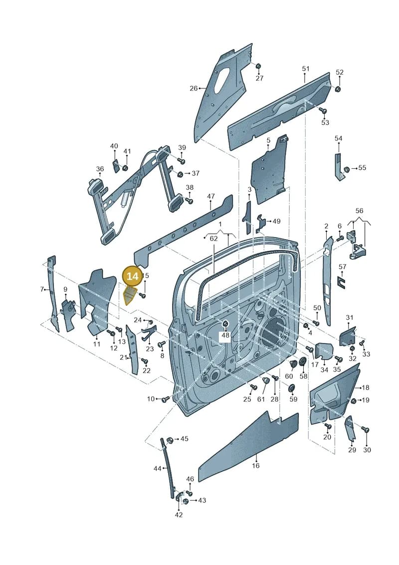 JNV831547 — Audi Q5 (2016-2025) diagram 896831000, position 14