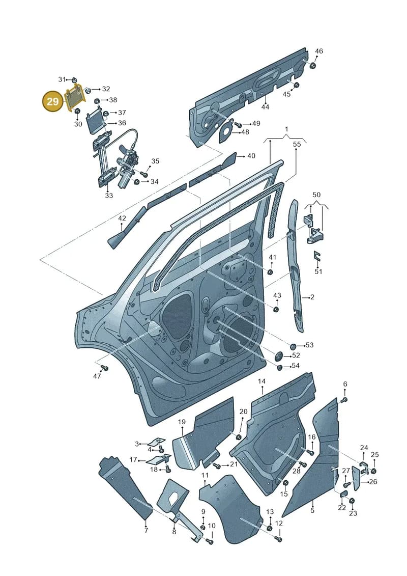 JNV833683 — Audi Q5 (2016-2025) diagram 896833000, position 29