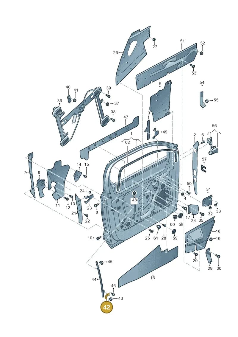 JNV837161 — Audi Q5 (2016-2025) diagram 896831000, position 42