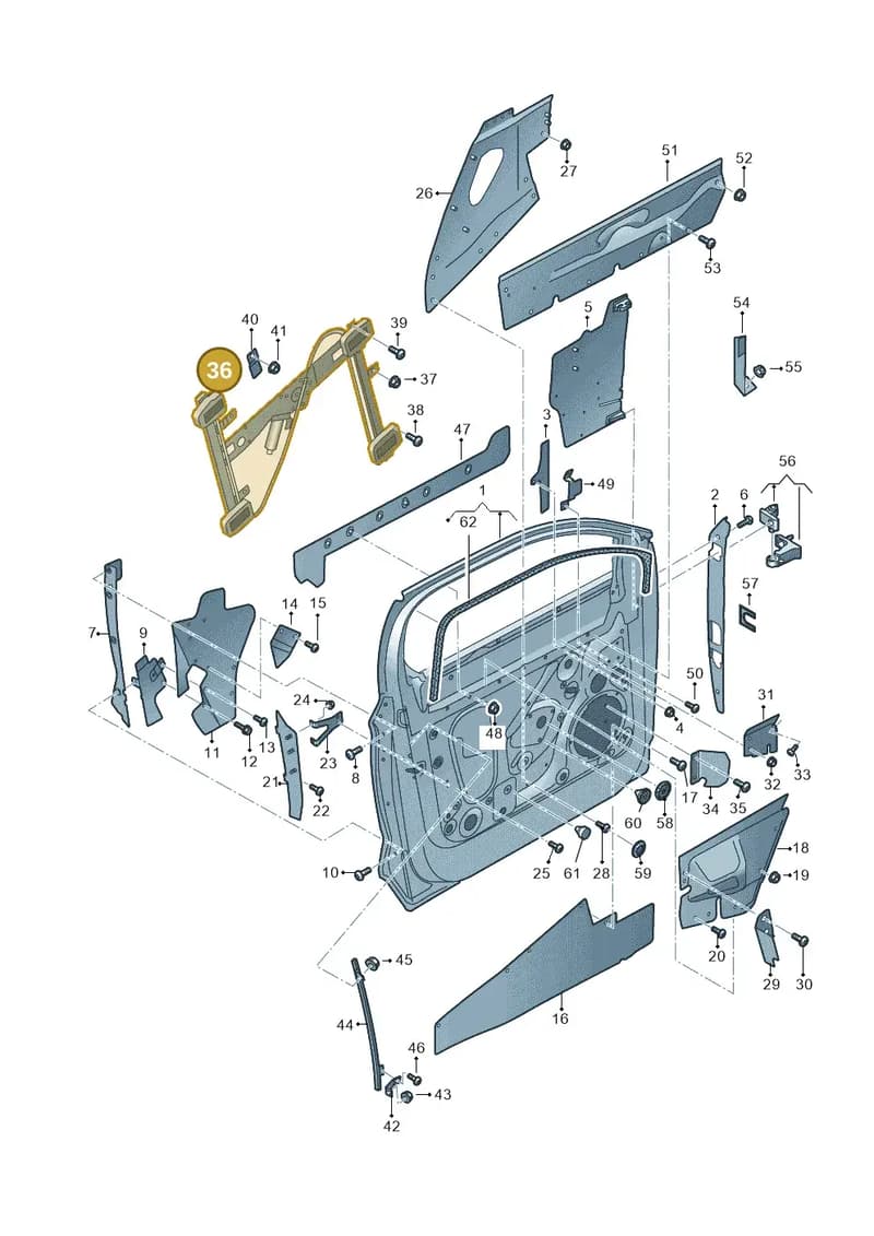 JNV837398A — Audi Q5 (2016-2025) diagram 896831000, position 36