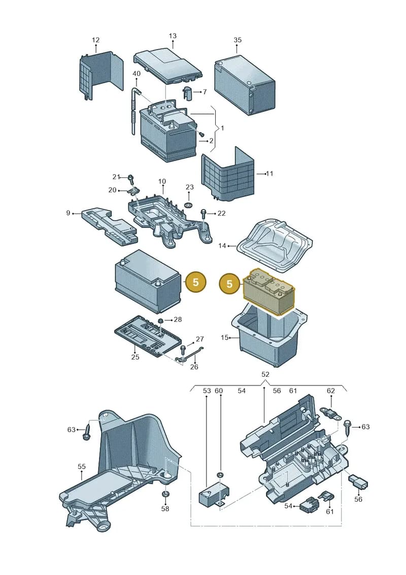 JZW915089C — Volkswagen Passat/4Motion (2005-2007) diagram 409915000, position 5