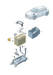 JZW915089 Volkswagen Battery