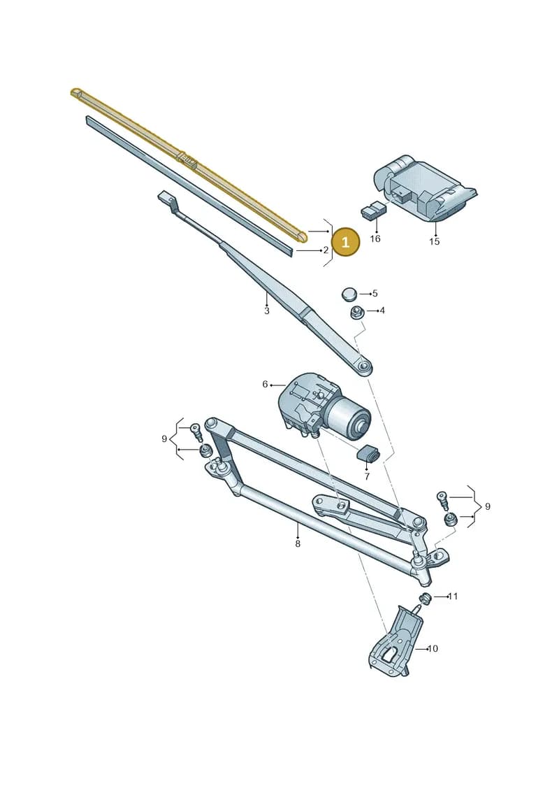 JZW998002L — Volkswagen Touran 1.9 (2008-2010) diagram 712955000, position 1