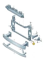 N0102186 Volkswagen Hexagon Bolt