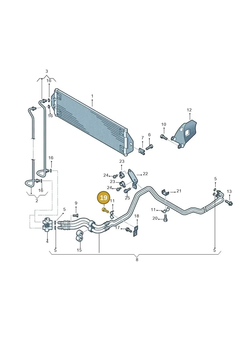 N0102217 — Audi Q7 qu. 3.0 TDI (2009-2015) diagram 493317500, position 19