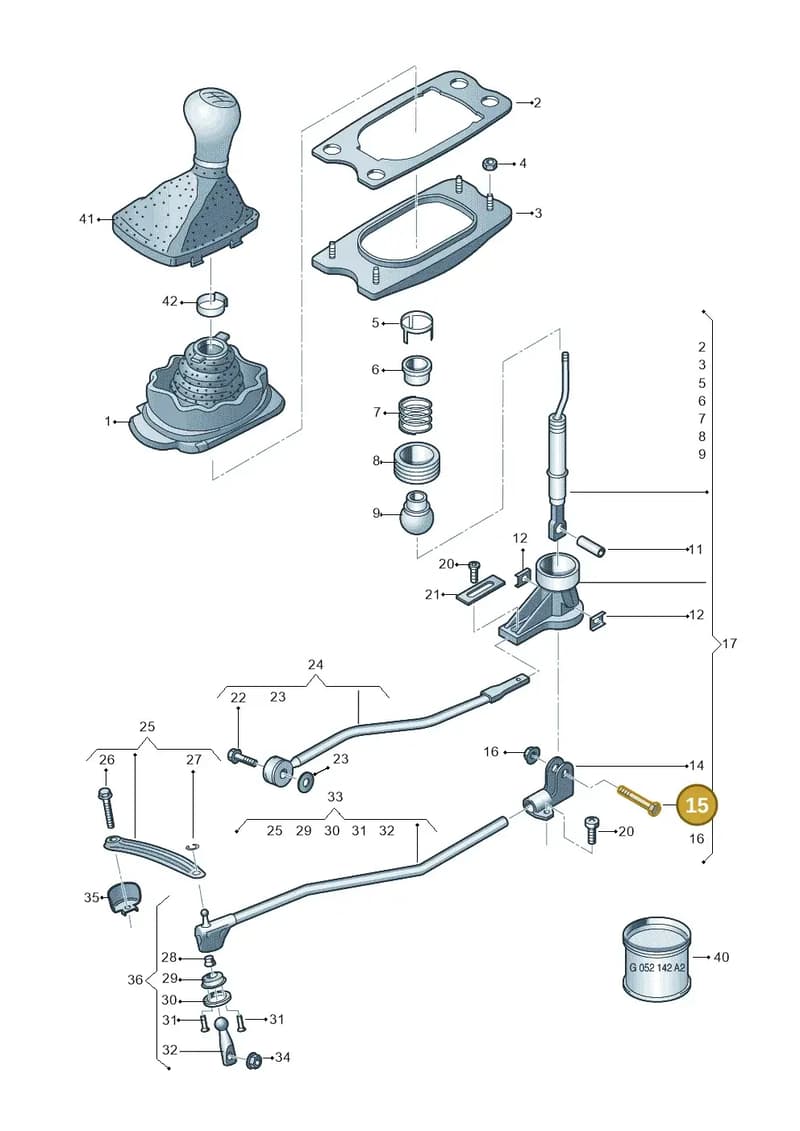 N0102733 — Audi Q5 (2016-2025) diagram 849711400, position 15