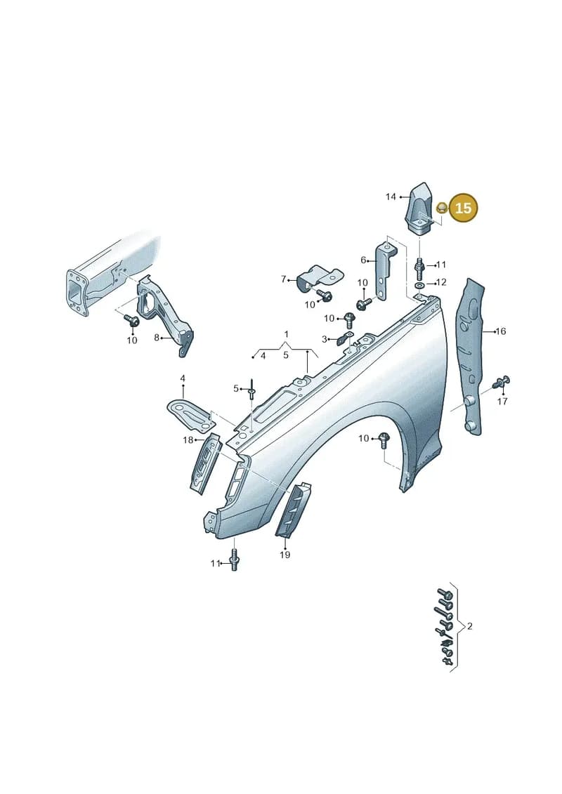 N0111218 — Audi RS5 Sportback (2017-2025) diagram 847821000, position 15