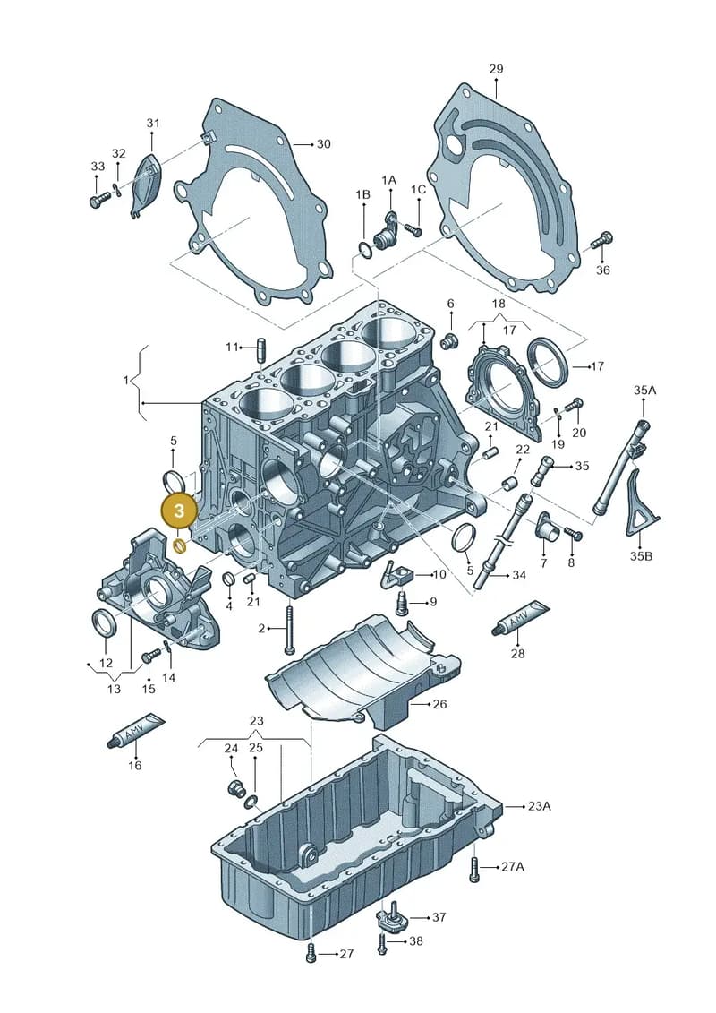 N0119071 — SEAT Altea XL (2013-) diagram 194103050, position 3