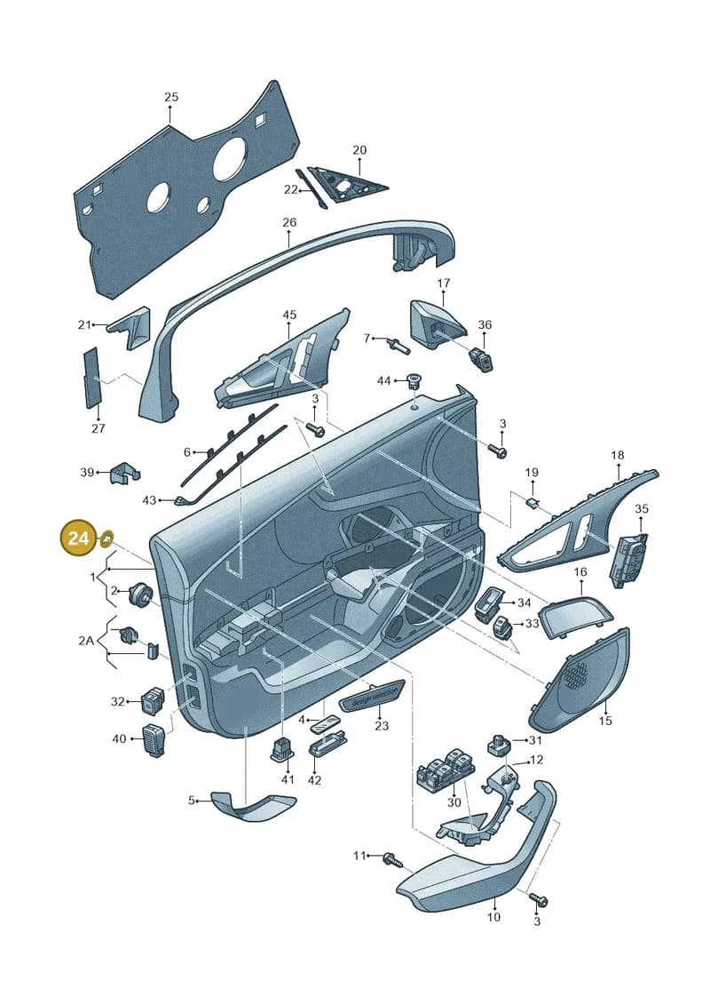 N0120534 — Audi A6 (2014-2018) diagram 798867000, position 24