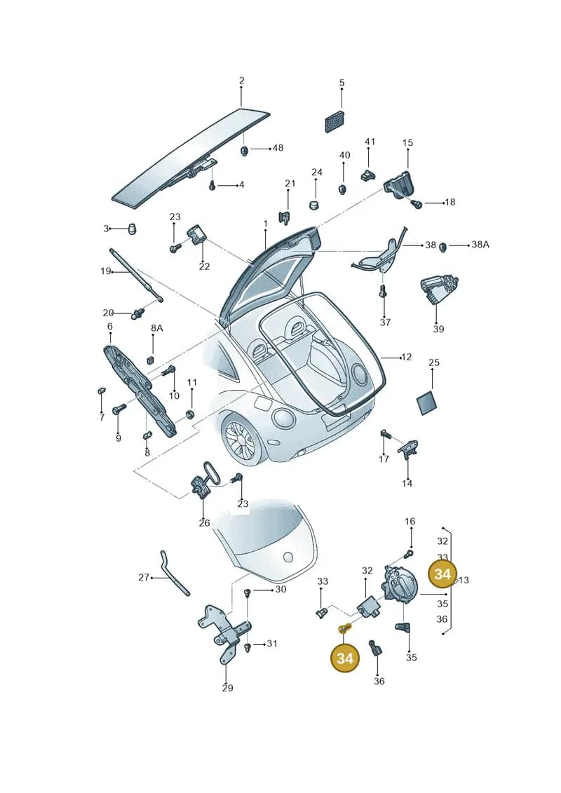 N0120971 — Volkswagen New Beetle (1998-2001) diagram 206827200, position 34