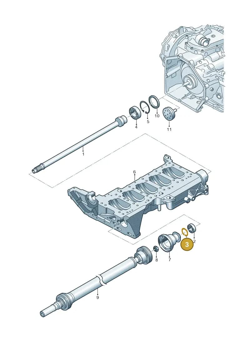 N0122902 — Audi R8 Spyder (2015-2024) diagram 872311100, position 3