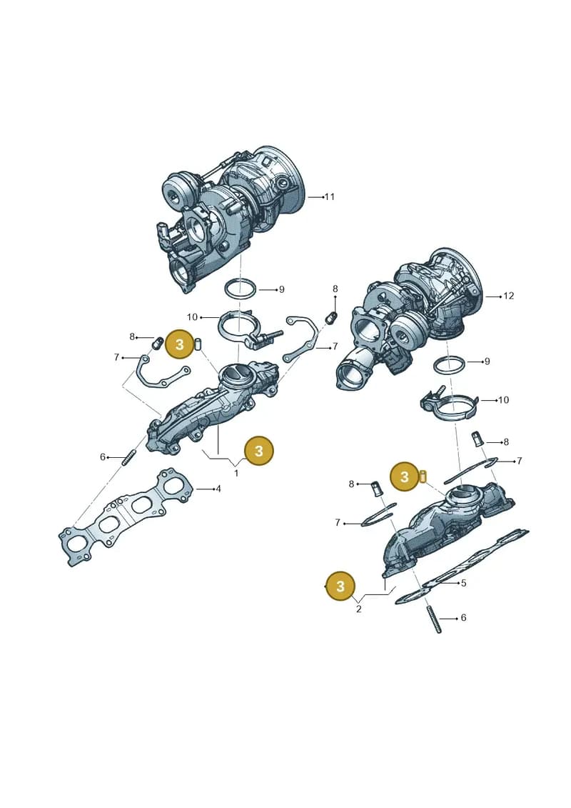 N0132032 — Audi RS6 Avant (2019-2025) diagram 838253060, position 3