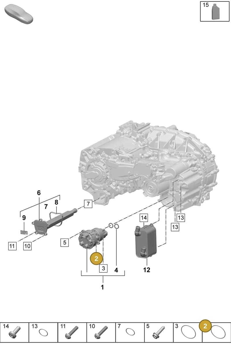 N0133631 — Porsche Macan (2024-2024) diagram p61355120, position 2