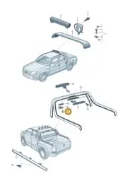 N0139622 Volkswagen Oval Head Panel Screw