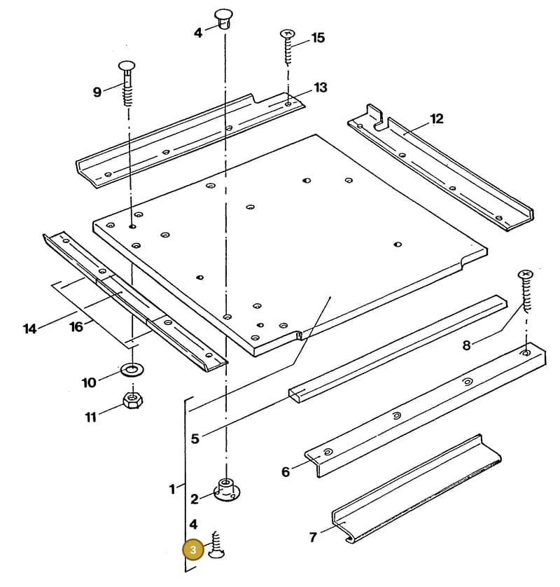 N0139881 — Volkswagen Campmobile-Typ 2 (1979-1991) diagram 133080500, position 3
