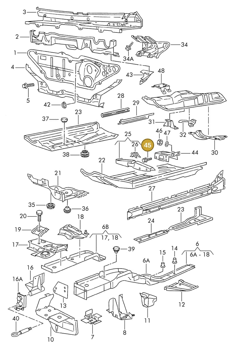 N0143411 — SEAT CORDOBA/VARIO (1999-2002) diagram 238803100, position 45