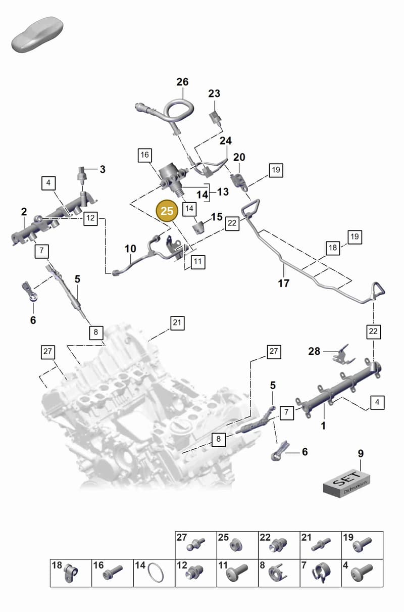 N01508213 — Porsche Panamera (2023-2025) diagram p58107010, position 25