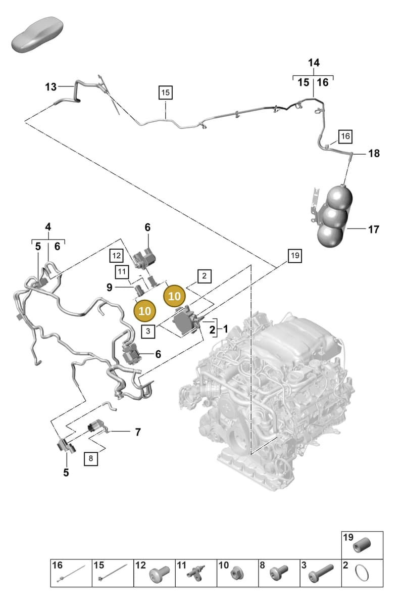 N01508213 — Porsche Panamera (2020-2023) diagram p58108010, position 10