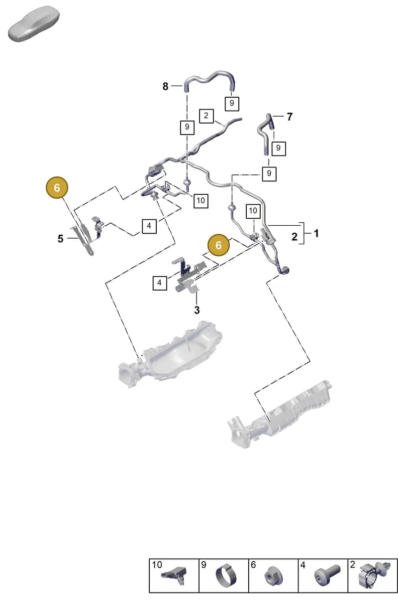 N01508213 — Porsche Panamera (2023-2025) diagram p62107310, position 6