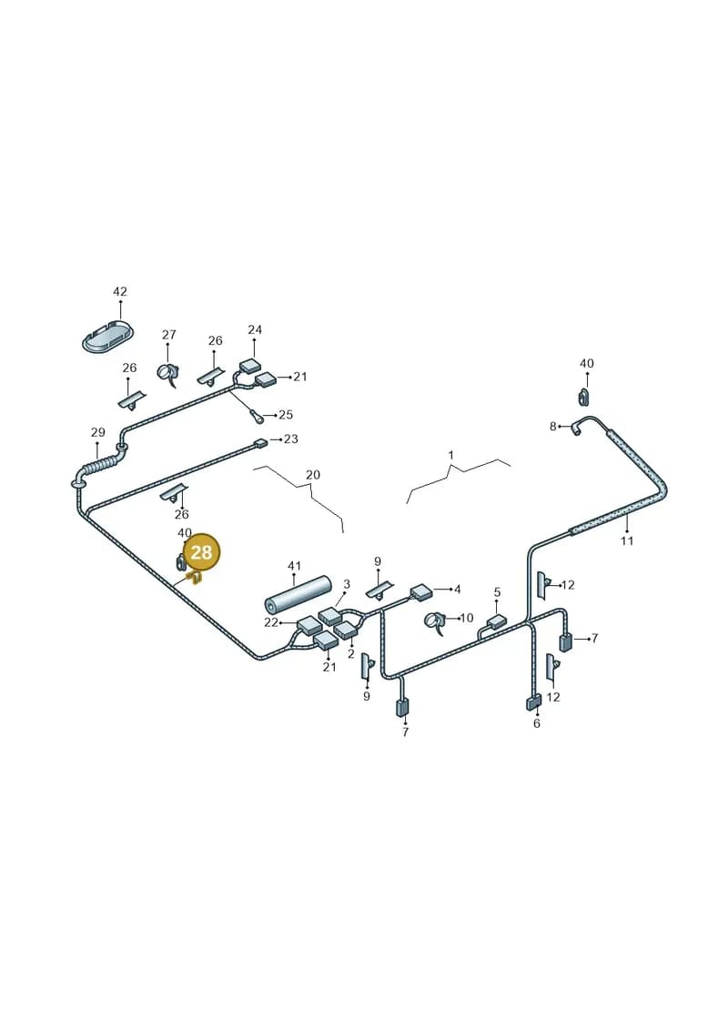 N0174655 — Skoda OCTAVIA/COMBI/4X4      04> (2004-) diagram 419972500, position 28