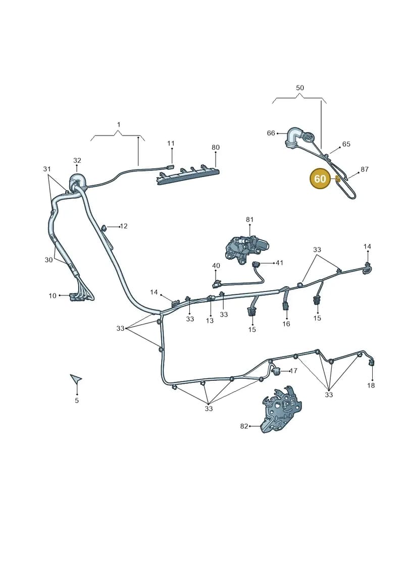N0174655 — Skoda Superb (2013-2015) diagram 632972550, position 60
