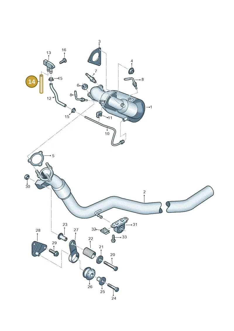 N0180466 — Audi A6 Avant (2012-2018) diagram 620253700, position 14