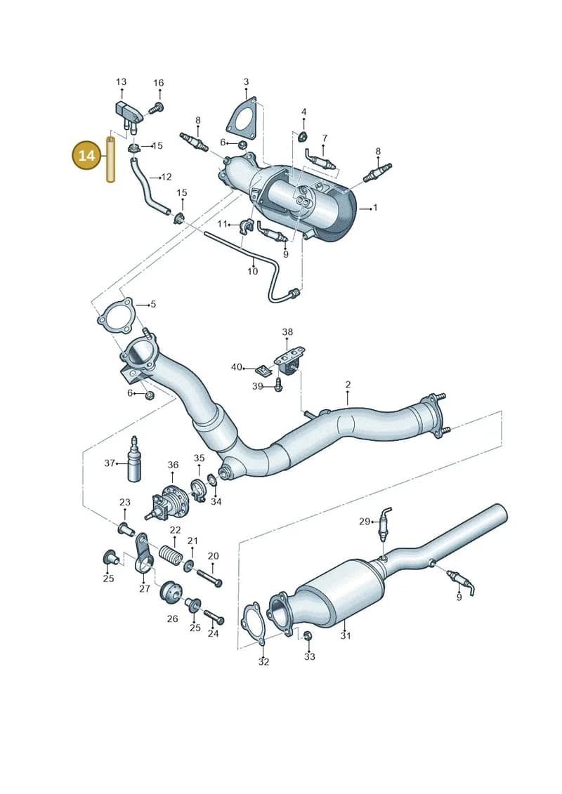 N0180466 — Audi A8 (2013-2018) diagram 771253560, position 14
