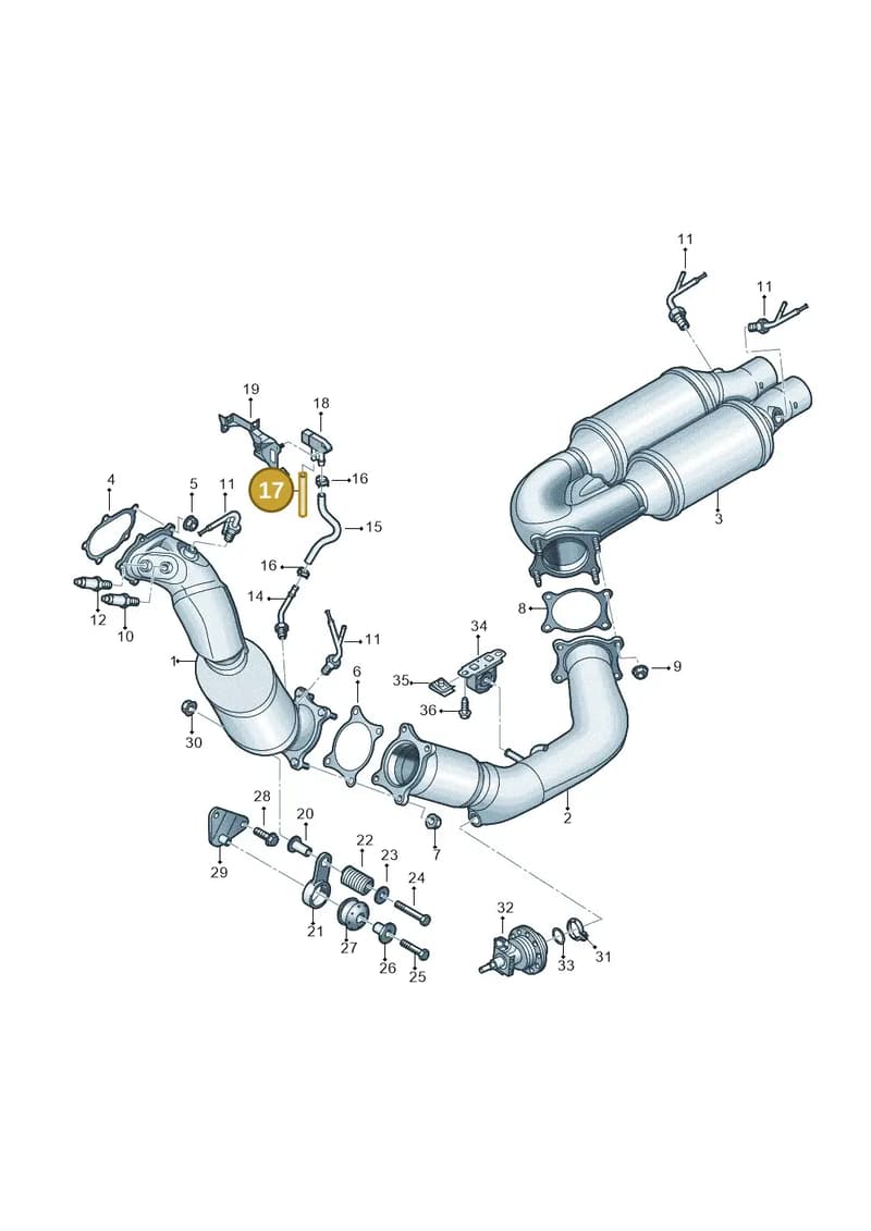 N0180466 — Audi Q5 qu. 2.0 TDI (2012-2017) diagram 788253750, position 17