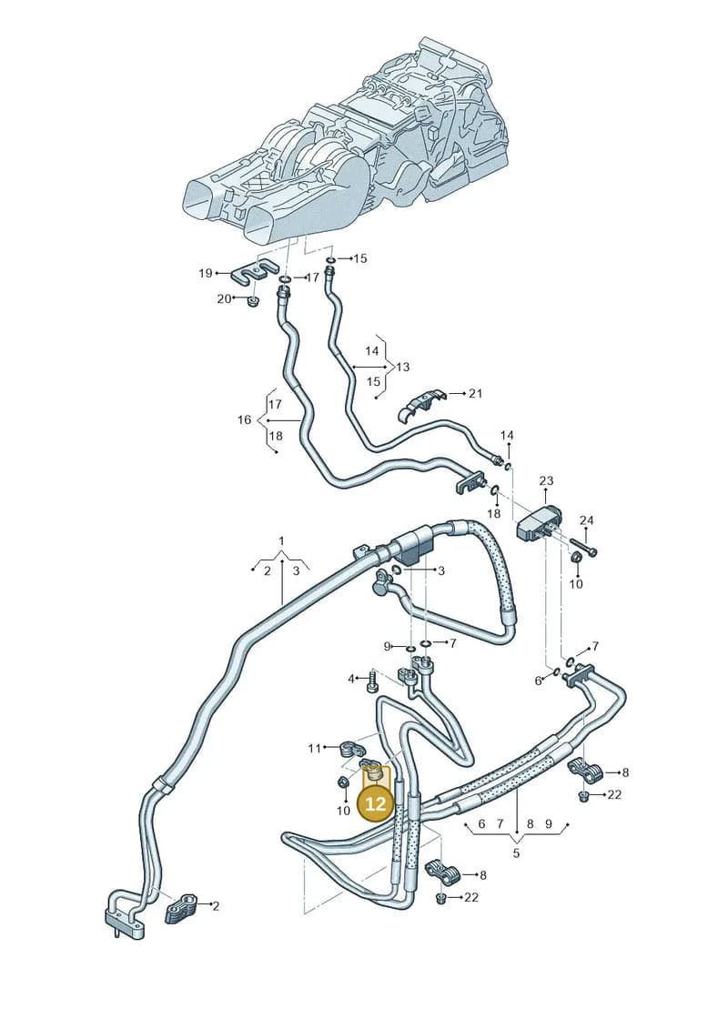 N0206489 — Audi A8 (2017-2025) diagram 838260900, position 12