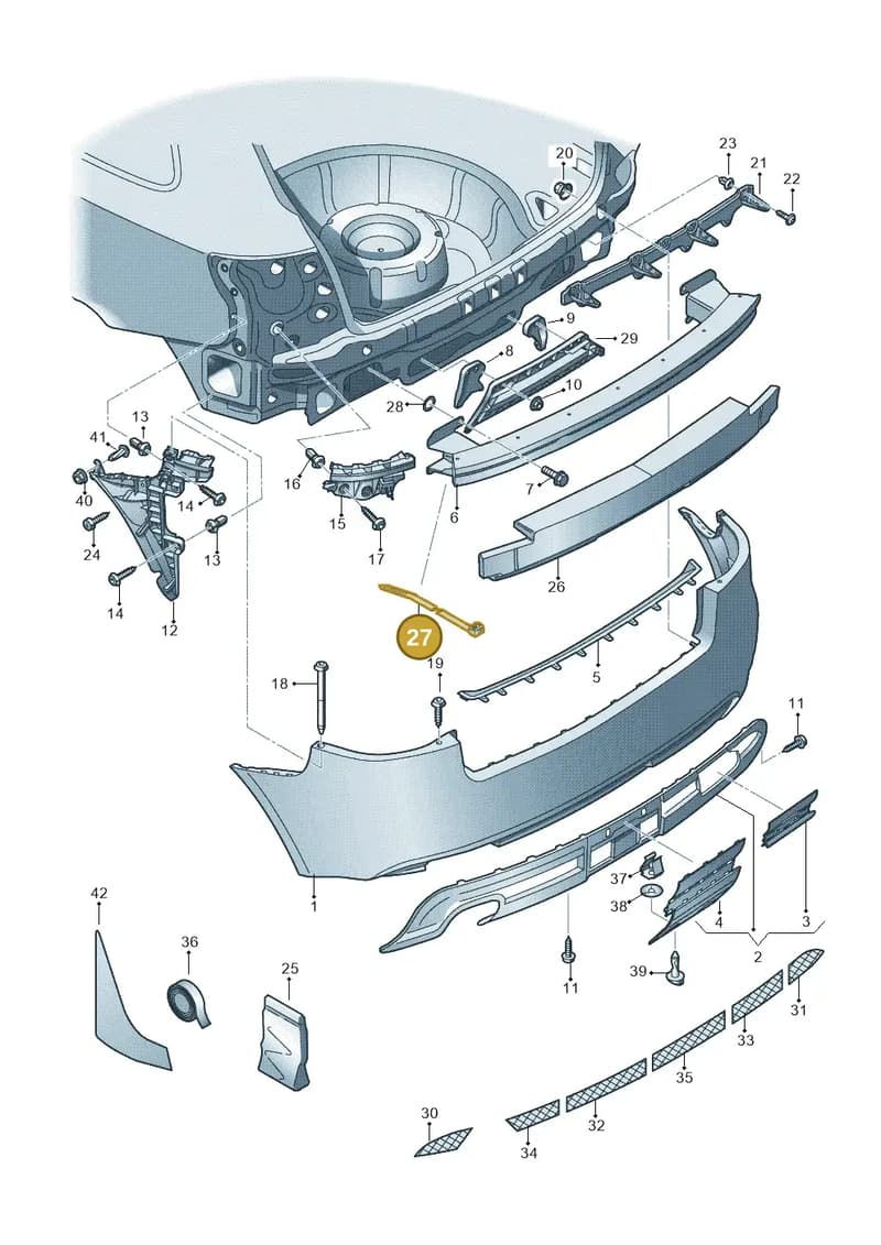 N0209063 — Audi A3 Cab. 2.0 TDI (2007-2013) diagram 646807600, position 27