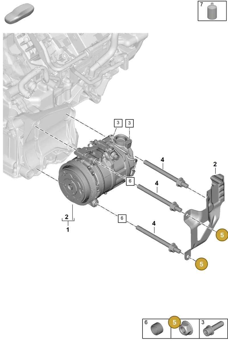 N02300316 — Porsche Panamera (2023-2025) diagram p62814110, position 5