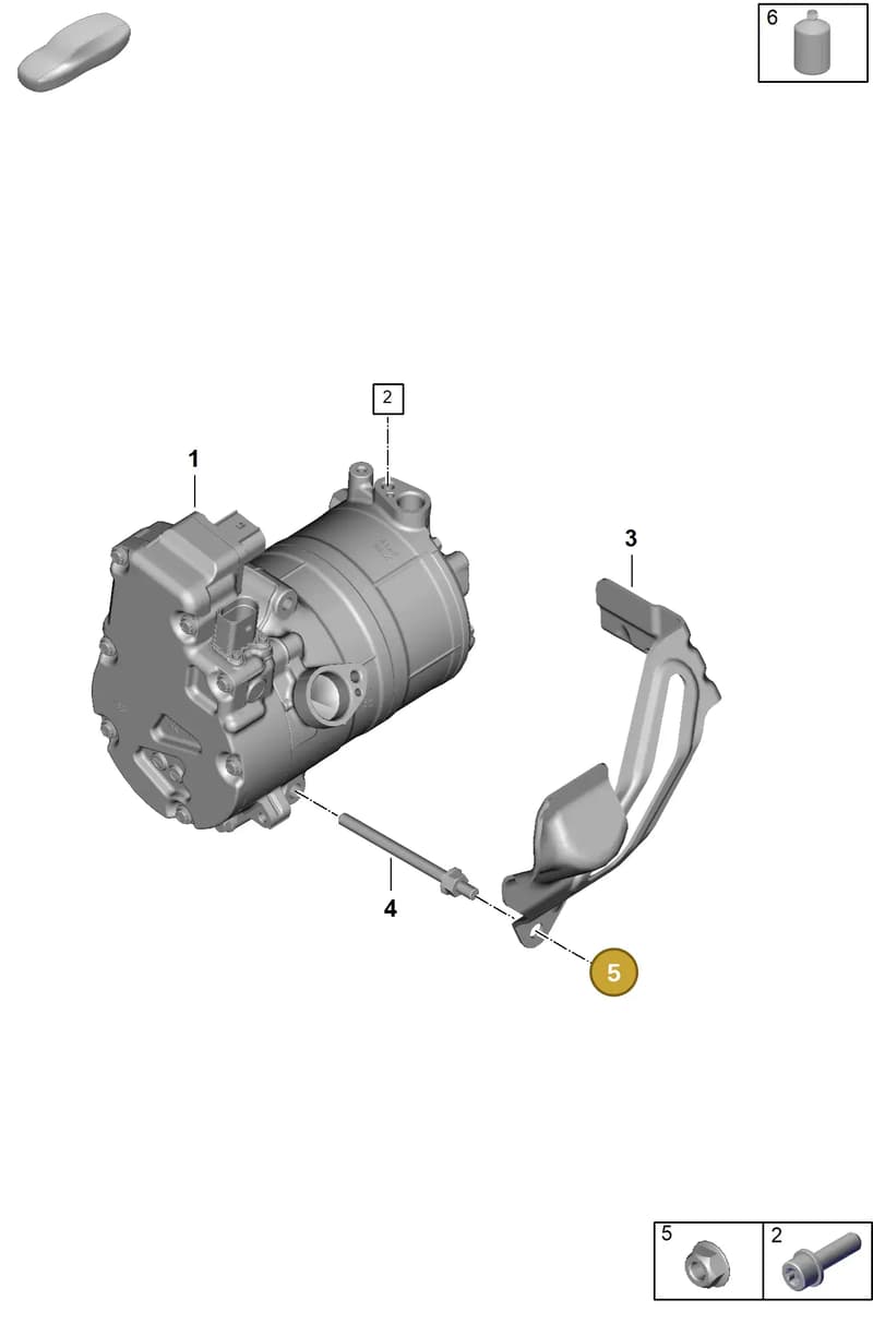N02300316 — Porsche Panamera (2023-2025) diagram p62815500, position 5