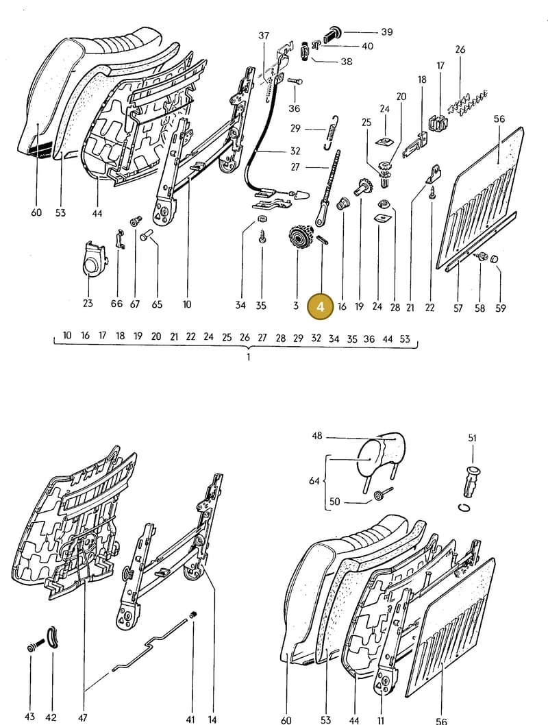 N0232901 — Volkswagen Type 4 (1968-1974) diagram 034088020, position 4