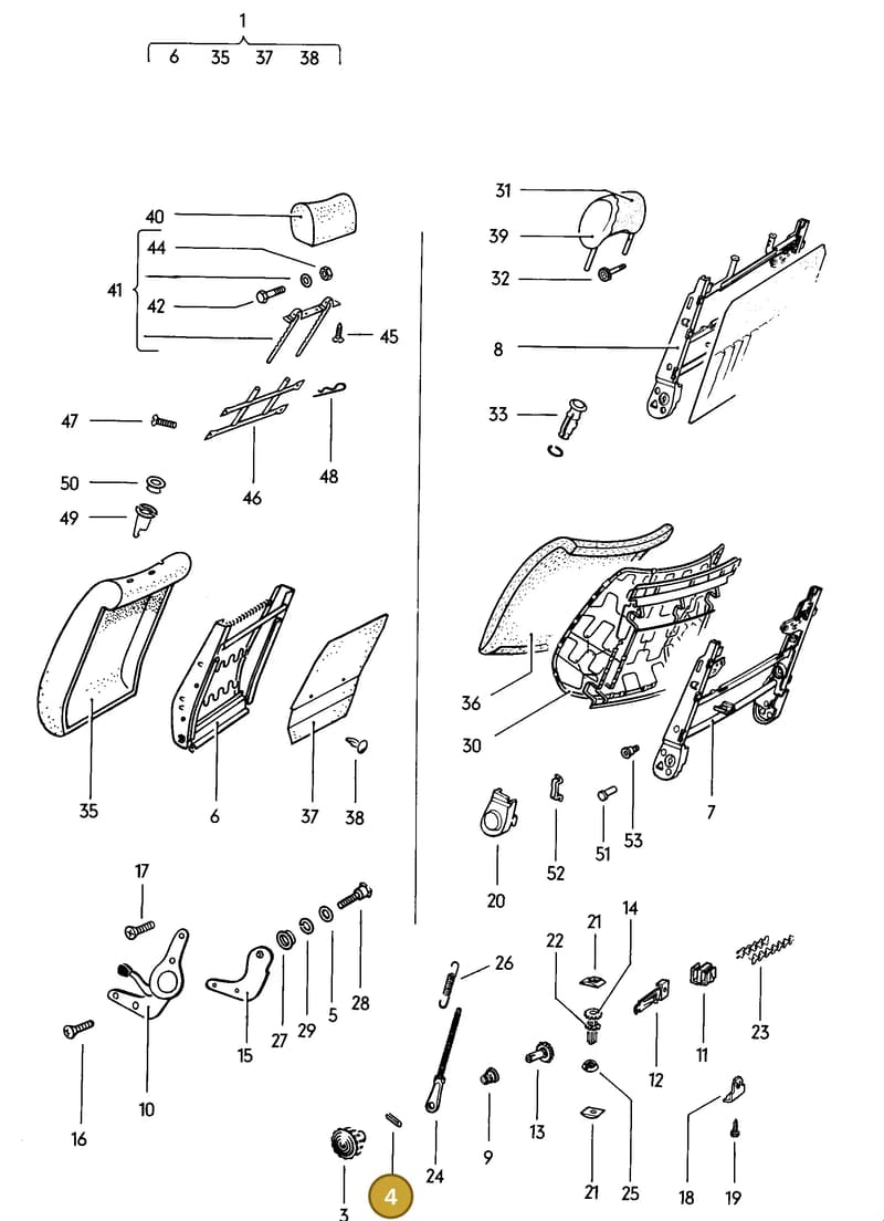 N0232901 — Volkswagen K 70 (1970-1975) diagram 035063000, position 4