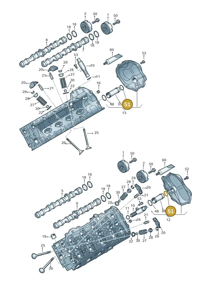 N0282112 — Audi A7 Sportback (2010-2015) diagram 473109100, position 51