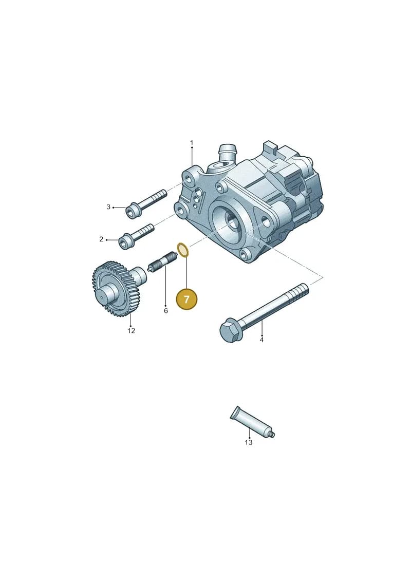 N0282112 — Audi Q7                07> (2006-) diagram 696145700, position 7