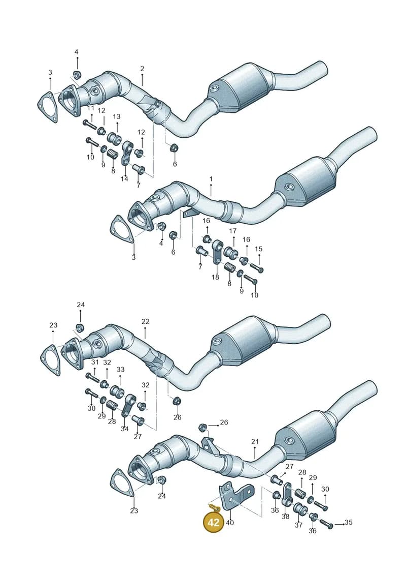 N03490111 — Audi A4/S4 Cabrio./qu. 07> (2006-) diagram 454253740, position 42