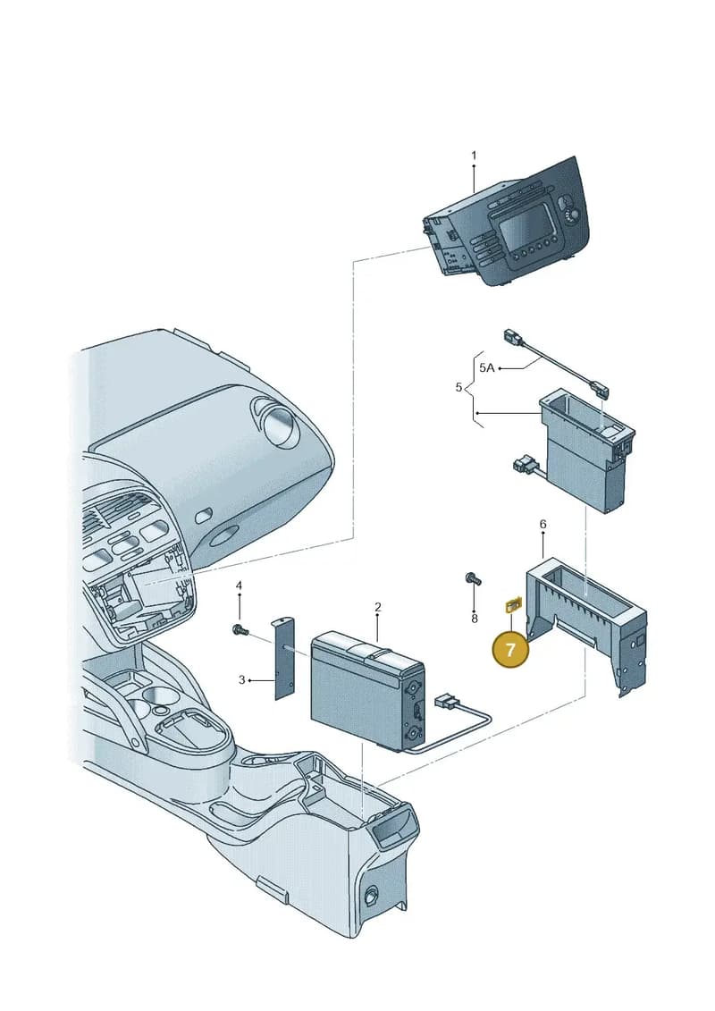N0454271 — SEAT ALTEA                  07> (2006-) diagram 418035900, position 7