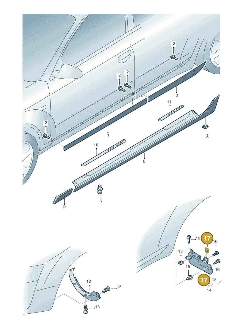 N0454281 — Audi A6 QU.ALLROAD     07> (2006-) diagram 603853100, position 17