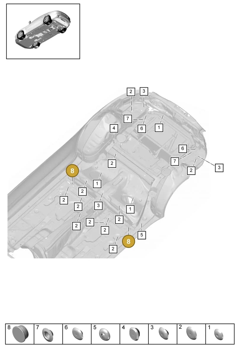 N10041101 — Porsche Panamera (2023-2025) diagram p49806020, position 8
