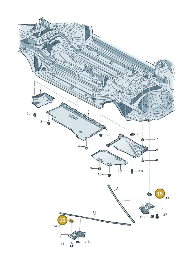 N10194101 — Audi A6 Avant (2012-2018) diagram 711825000, position 15