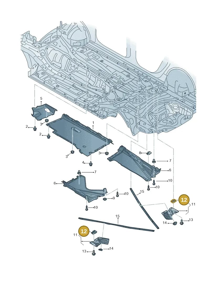 N10194101 — Audi RS6 Avant (2013-2018) diagram 758825000, position 12