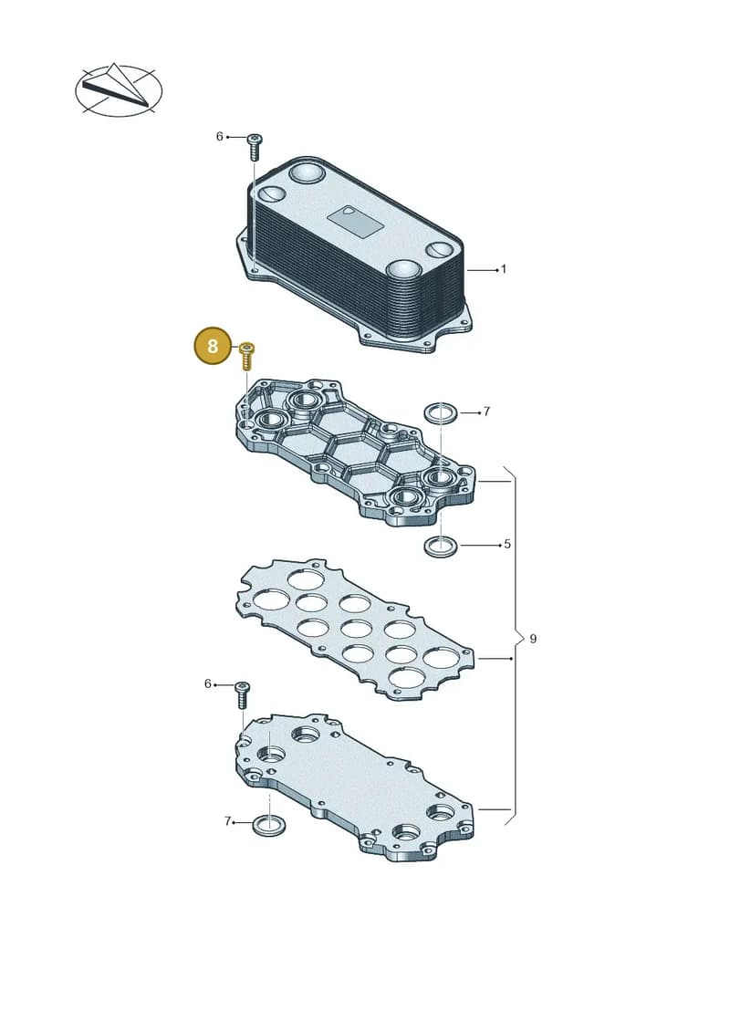 N10196107 — Audi R8 Spyder (2015-2024) diagram 846117010, position 8