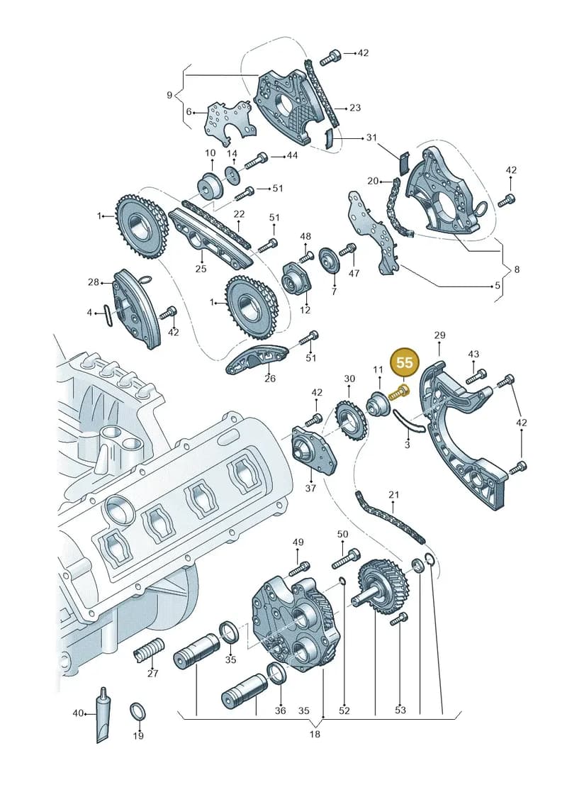 N10197211 — Audi A7 Sportback (2014-2018) diagram 771109350, position 55