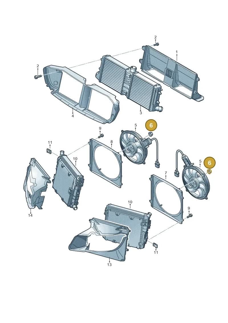 N10205803 — Audi R8 qu. 5.2 (2012-2015) diagram 618121900, position 6