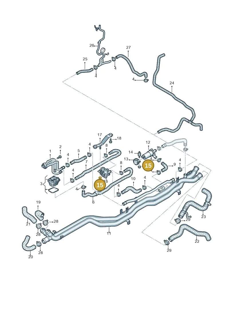 N10205803 — Audi R8 qu. 5.2 (2012-2015) diagram 618819600, position 15
