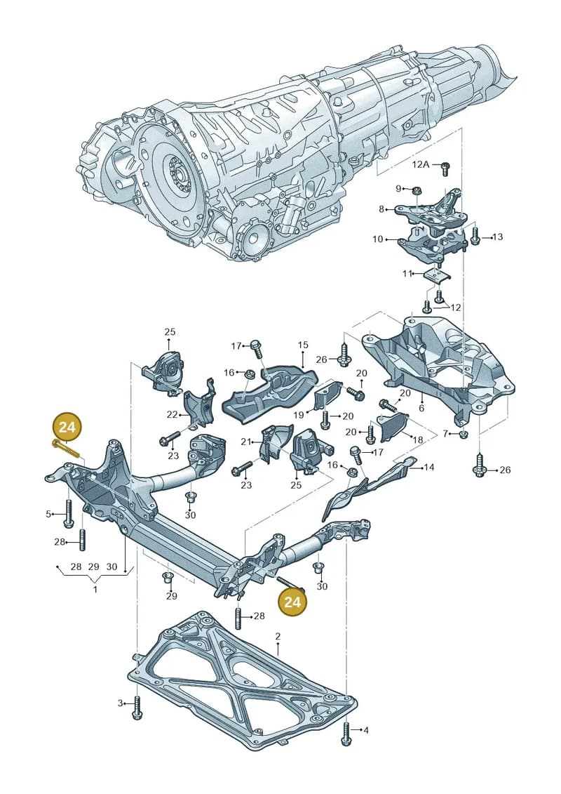 N10207602 — Audi A7 Sportback (2014-2018) diagram 711399750, position 24