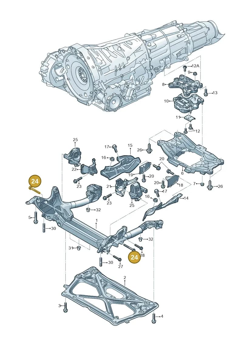 N10207602 — Audi A7 Sportback (2014-2018) diagram 711399770, position 24