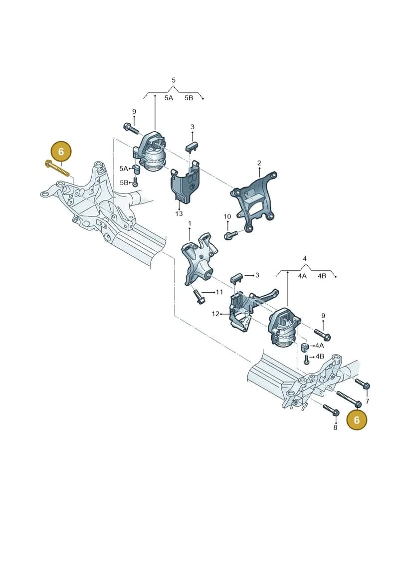 N10207602 — Audi A7 Sportback (2014-2018) diagram 765199100, position 6